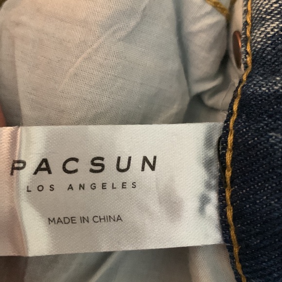 ✅✅🌷PacSun High Rise  Straight Button Fly Jeans - Picture 10 of 11